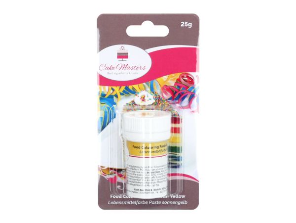 Cake-Masters Lebensmittelfarbe Paste sonnengelb 25g