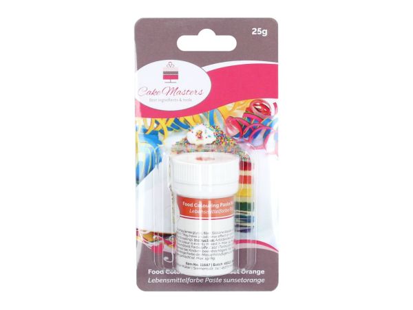 Cake-Masters Lebensmittelfarbe Paste sunsetorange 25g