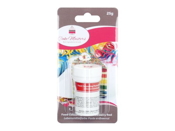 Cake-Masters Lebensmittelfarbe Paste erdbeerrot 25g