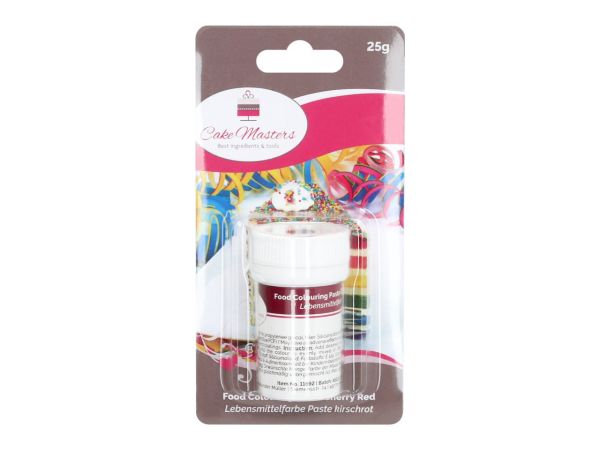 Cake-Masters Lebensmittelfarbe Paste kirschrot 25g