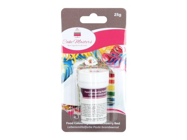 Cake-Masters Lebensmittelfarbe Paste brombeerrot 25g
