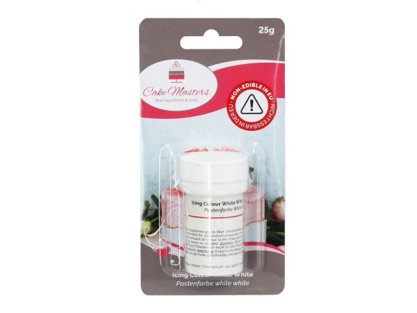 Cake-Masters Icing Color white white 25g  Nicht essbar - nur zu Dekorationszwecken