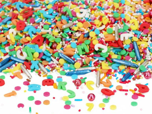 CM Basics Sprinkles ABC Party 80g