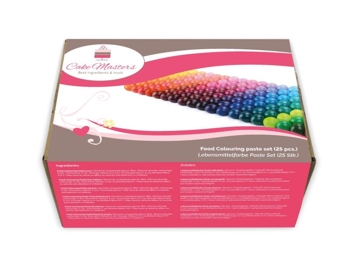 Cake-Masters Lebensmittelfarbe Paste 12er Set