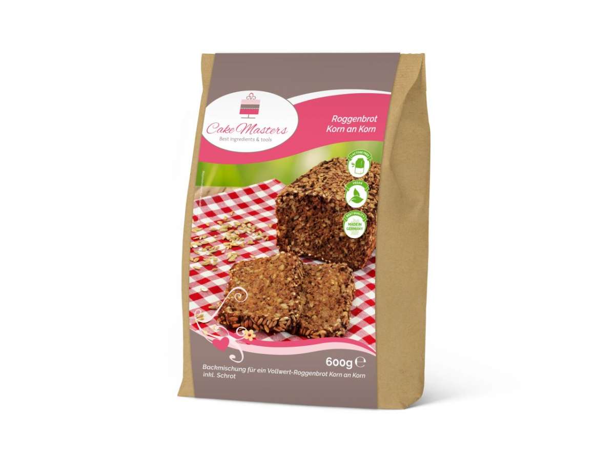 Cake-Masters Backmischung Roggen Korn an Korn 600g