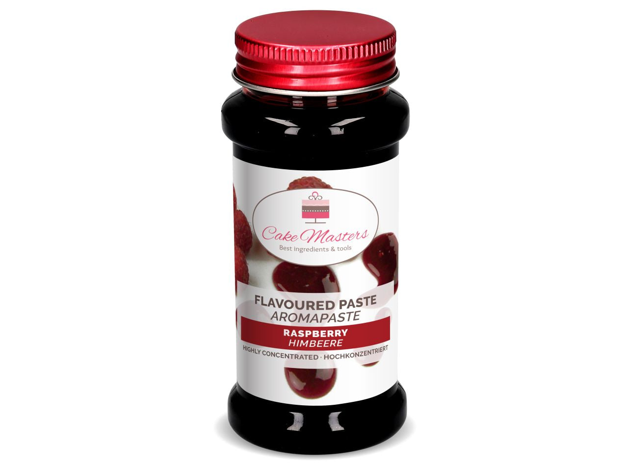 Aromapaste Himbeere – fruchtig-intensive Paste mit Himbeermark für Eis, Füllungen und feine Desserts.