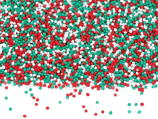 Mini-Perlen X-MAS Elves 100g – festliche Zuckerperlen für deine Weihnachtsbäckerei