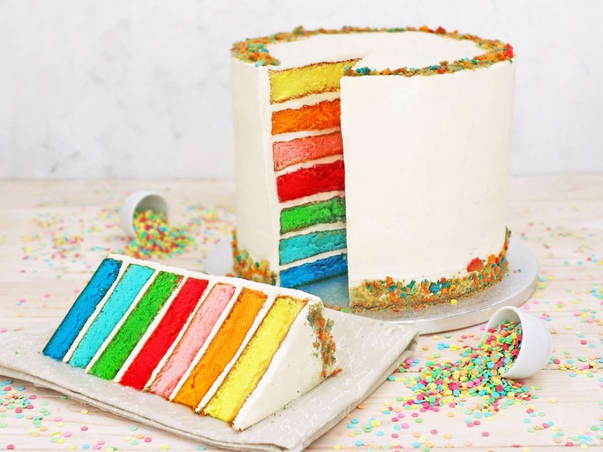 Cake-Masters Backset Regenbogentorte