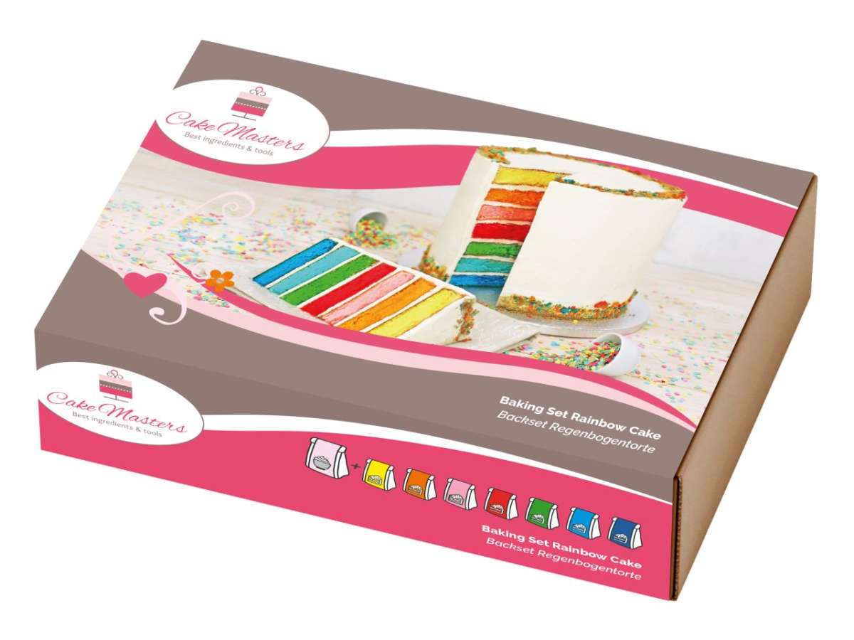 Cake-Masters Backset Regenbogentorte